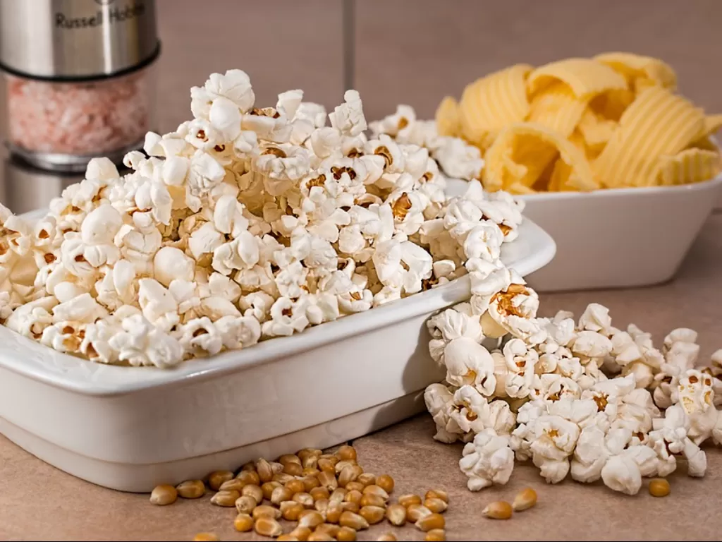 Popcorn yang baiknya dihindari penderita Kolestrol. (Pixabay/Stevepb)