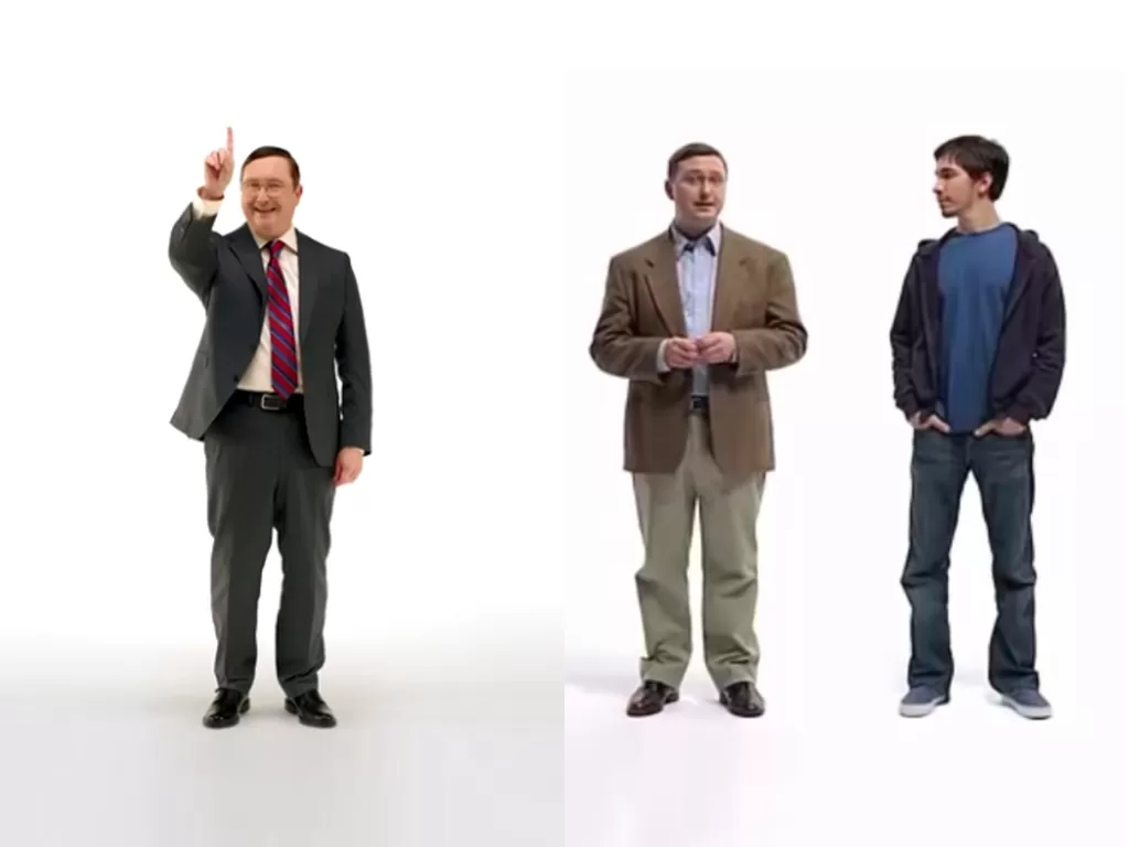 'PC Guy' yang sering muncul di iklan Mac vs PC pada tahun 2000-an (photo/Apple)