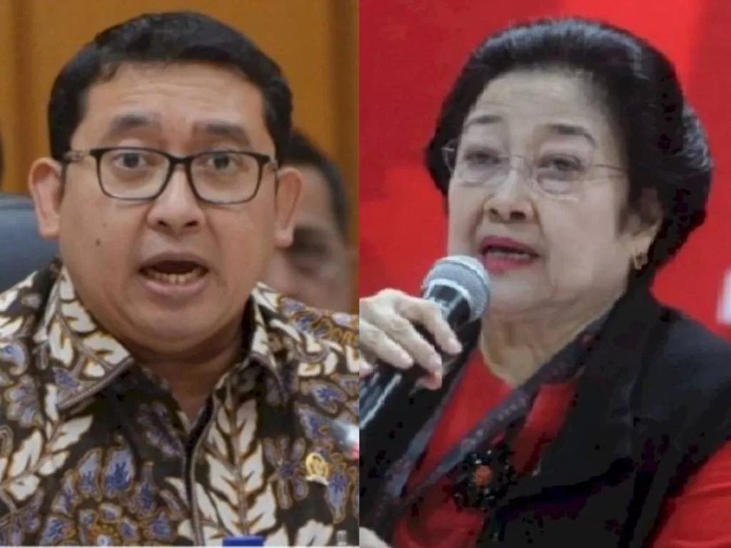 Politikus Gerindra Fadli Zon (kiri) dan Pimpinan umum PDIP Megawati (kanan). (Antara).