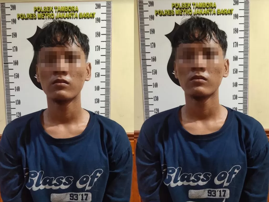 AG (18), pelaku pencurian hp di Jakarta Barat. (Humas Polres Metro Jakarta Barat)