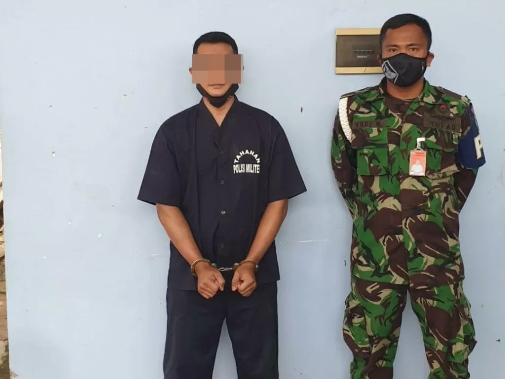 Serka BDS, prajurit TNI AU yang bersenandung untuk Rizieq Shihab. (Instagram @xdigeeembok)