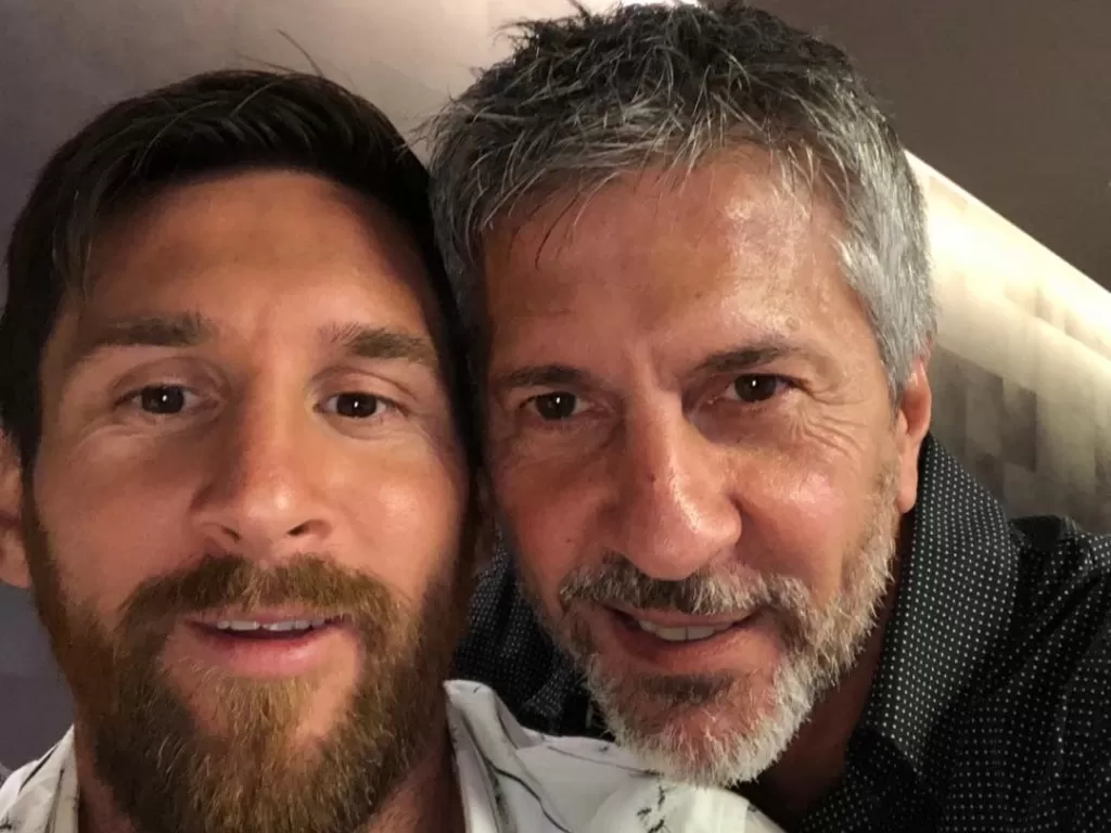 Lionel Messi dan ayahnya, Jorge Messi. (photo/Instagram/@jorge.sole)