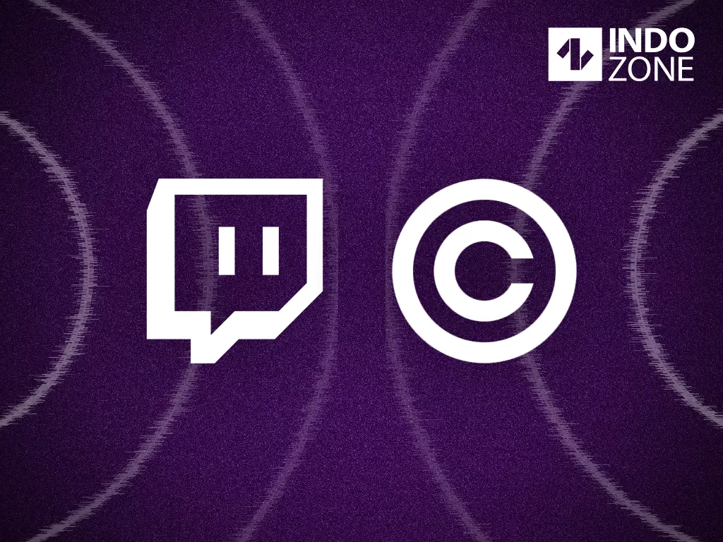 Ilustrasi Copyright atau DMCA di layanan streaming Twitch (Ilustrasi/INDOZONE/Ferry)