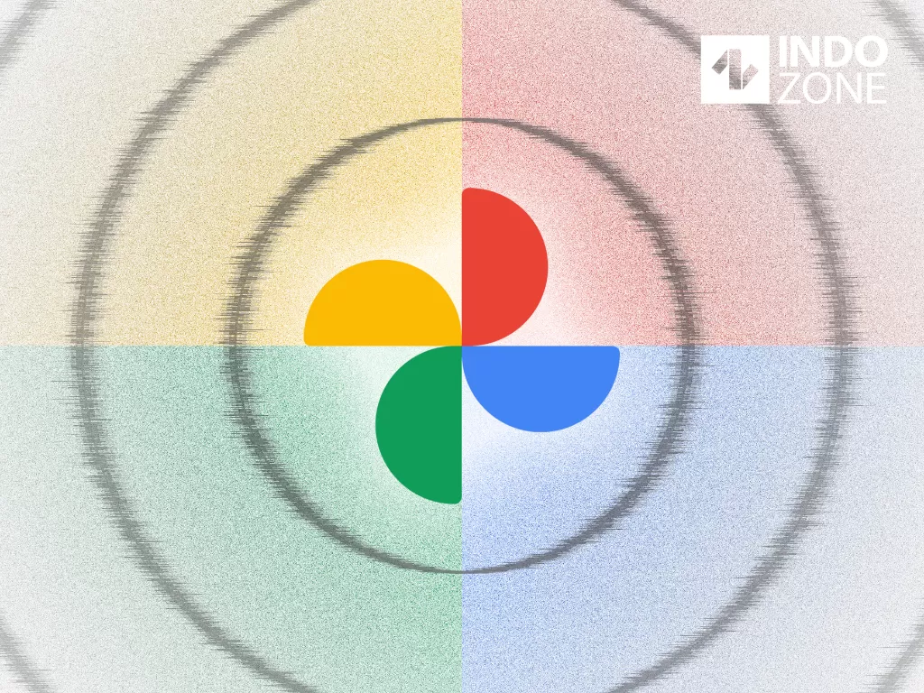 Ilustrasi logo layanan penyimpanan foto Google Photos (Ilustrasi/INDOZONE/Ferry)