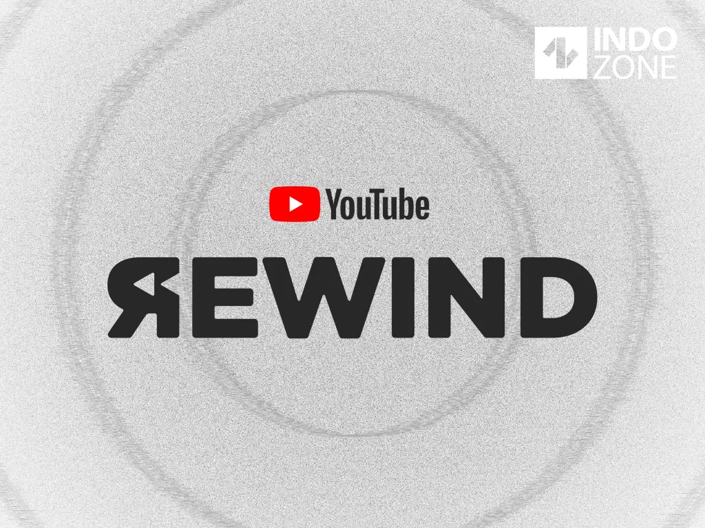 Ilustrasi logo YouTube Rewind yang biasa digelar setiap tahun (Ilustrasi/INDOZONE/Ferry)