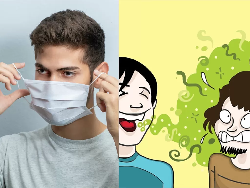 Memakai masker tidak menyebabkan bau mulut (Ilustrasi/Unsplash/Pixabay)