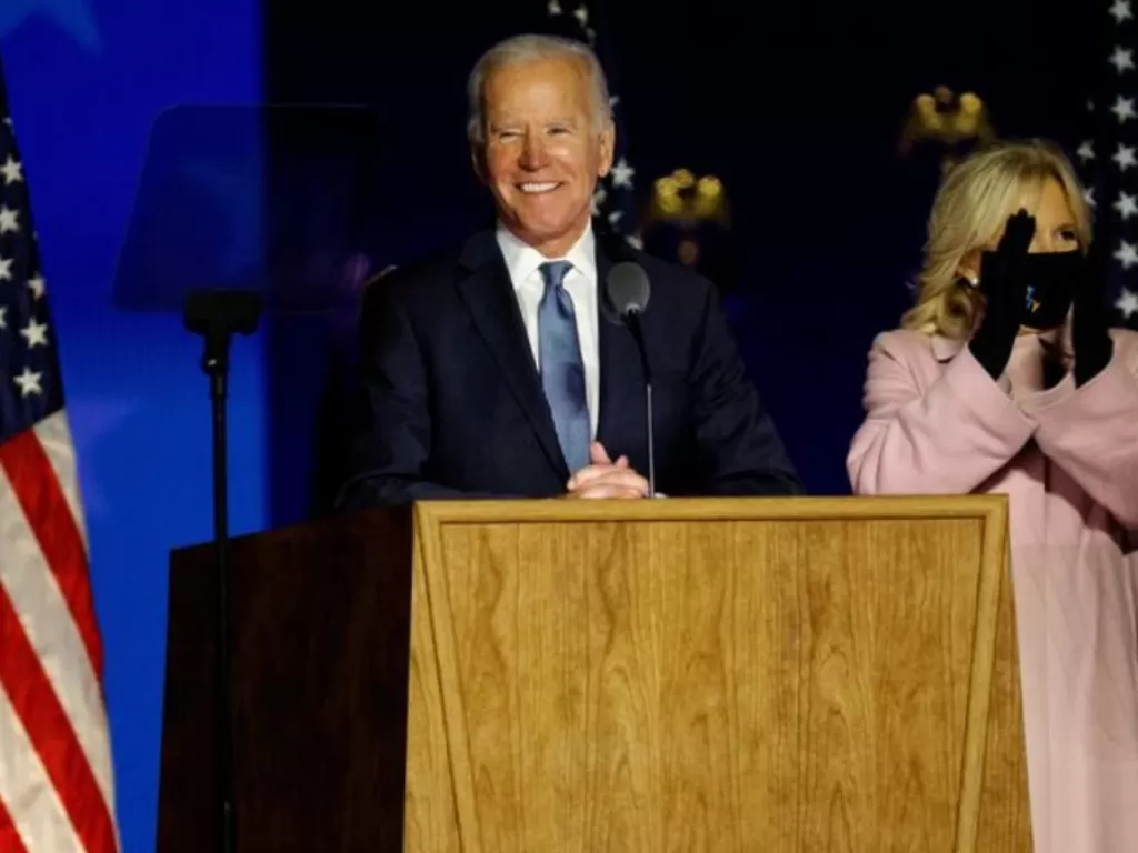 Pemenang Pilpres AS 2020 dari Partai Demokrat, Joe Biden. (REUTERS/Brian Snyder)