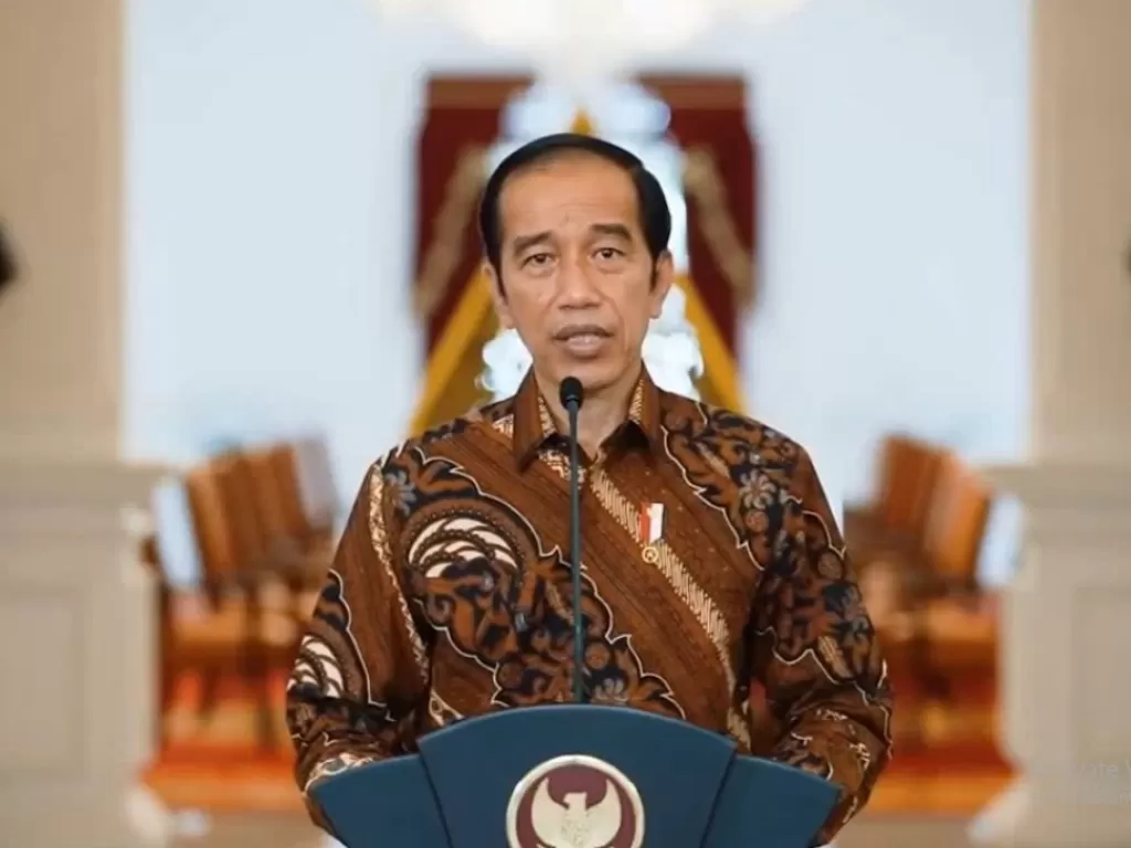 Presiden Jokowi membuka Ideafest 2020. (Screenshoot/Ideafest 2020).
