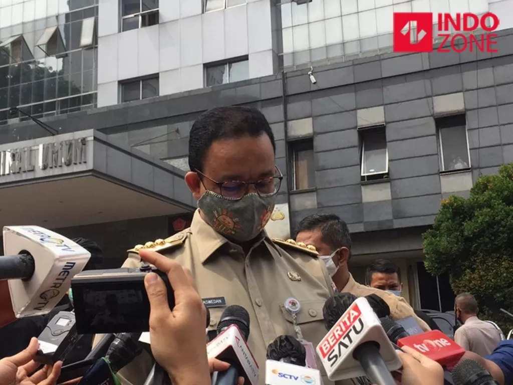 Gubernur DKI Jakarta Anies Baswedan penuhi panggilan polisi di Polda Metro Jaya. (Foto: INDOZONE/Samsudhuha Wildansyah)