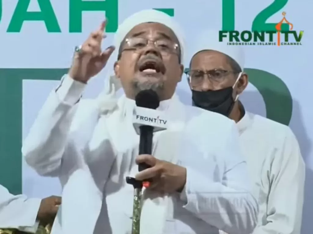 Rizieq Shihab ancam penggal kepala penista Islam, penista nabi, dan penista ulama. (Front TV)