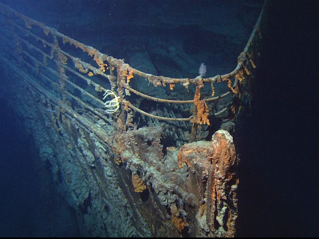 Potret bangkai kapal Titanic. (en.wikipedia.org)