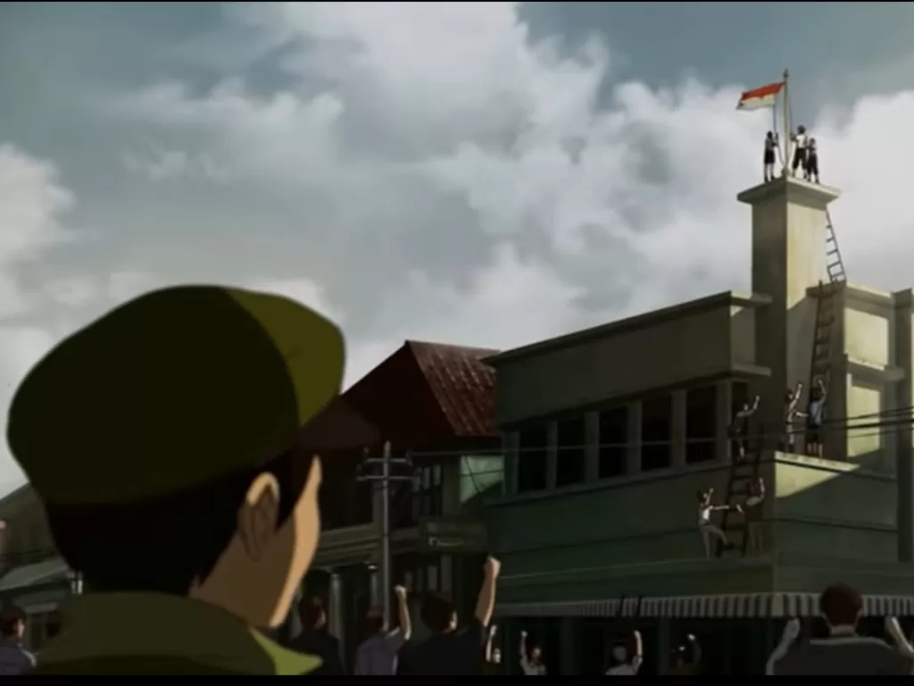 Salah adegan di film Battle of Surabaya. (Youtube/MSV Studio).
