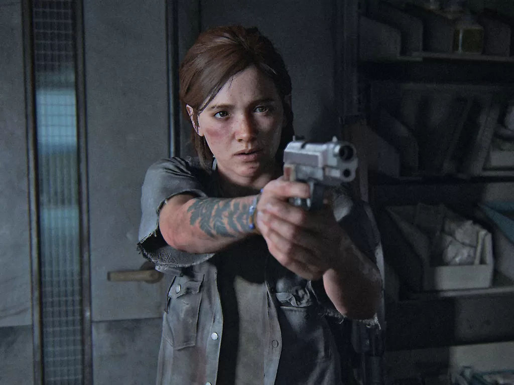 Tampilan karakter Ellie di dalam game The Last of Us Part II (photo/Naughty Dog)
