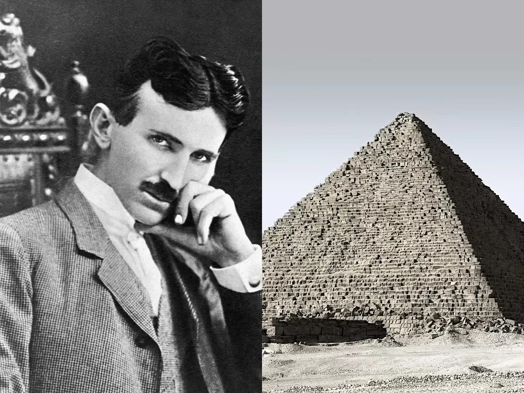 Nikola Tesl dan obsesinya pada Piramida Mesir. (Wikipedia/Pexels/Simon Matzinger)