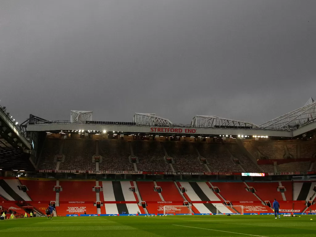 Old Trafford Stadium markas Manchester United. (REUTERS/PHIL NOBLE)