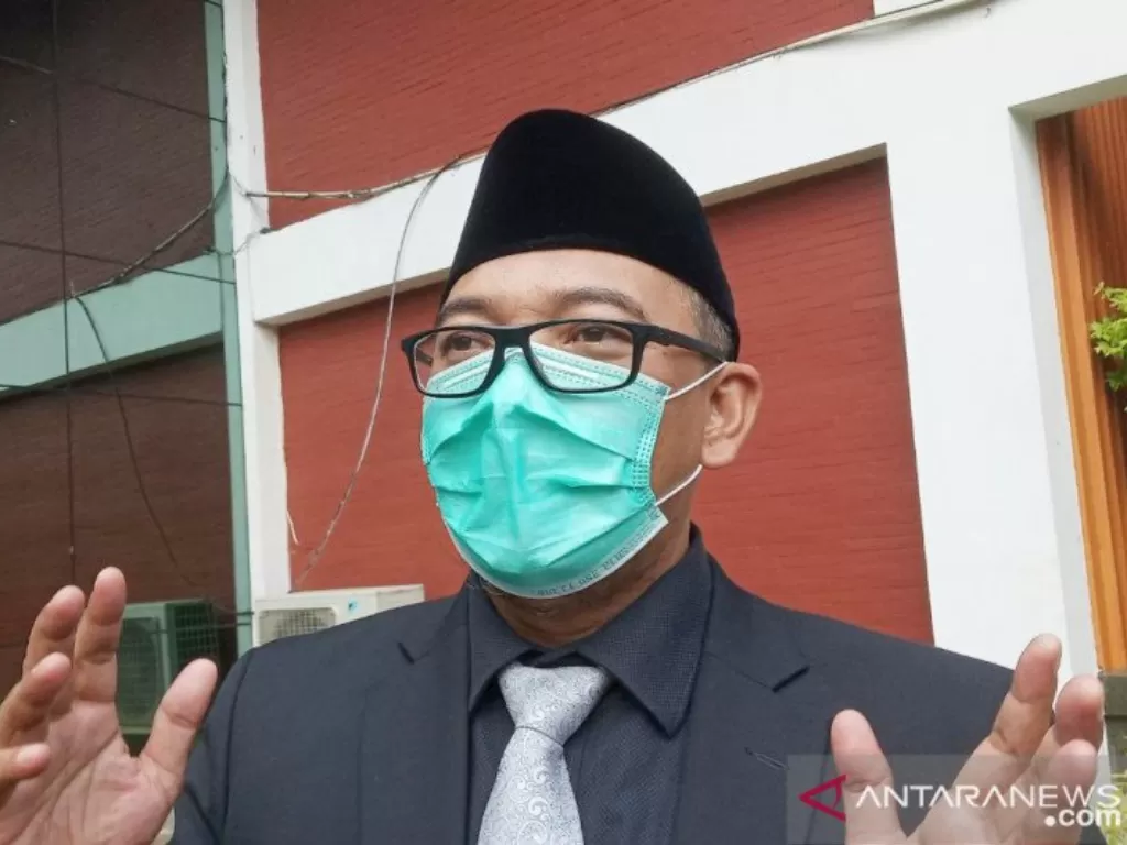 Wakil Bupati Bogor, Iwan Setiawan di Cibinong, Kabupaten Bogor, Jawa Barat. (photo/ANTARA/M Fikri Setiawan)