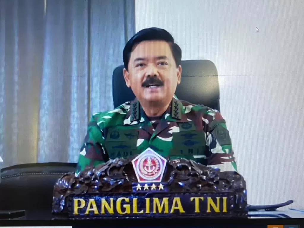 Panglima TNI Marsekal Hadi Tjahjanto. (Twitter/Puspen TNI)