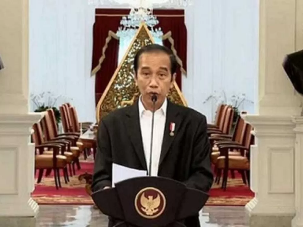 Presiden Joko Widodo (Jokowi). (ANTARA/Tangkapan layar Youtube Sekretariat Presiden/pri.)