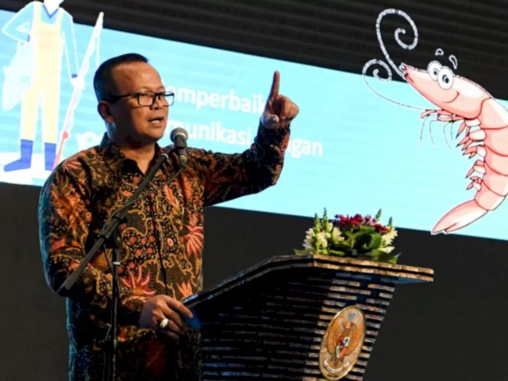 Menteri KKP Edhy Prabowo. (ANTARA/Hafidz Mubarak A)