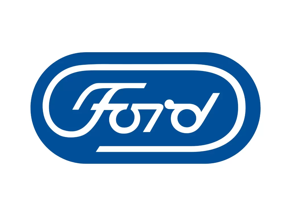 Konsep logo Ford buatan desainer Paul Rand yang tak jadi digunakan (photo/Paul Rand Design)