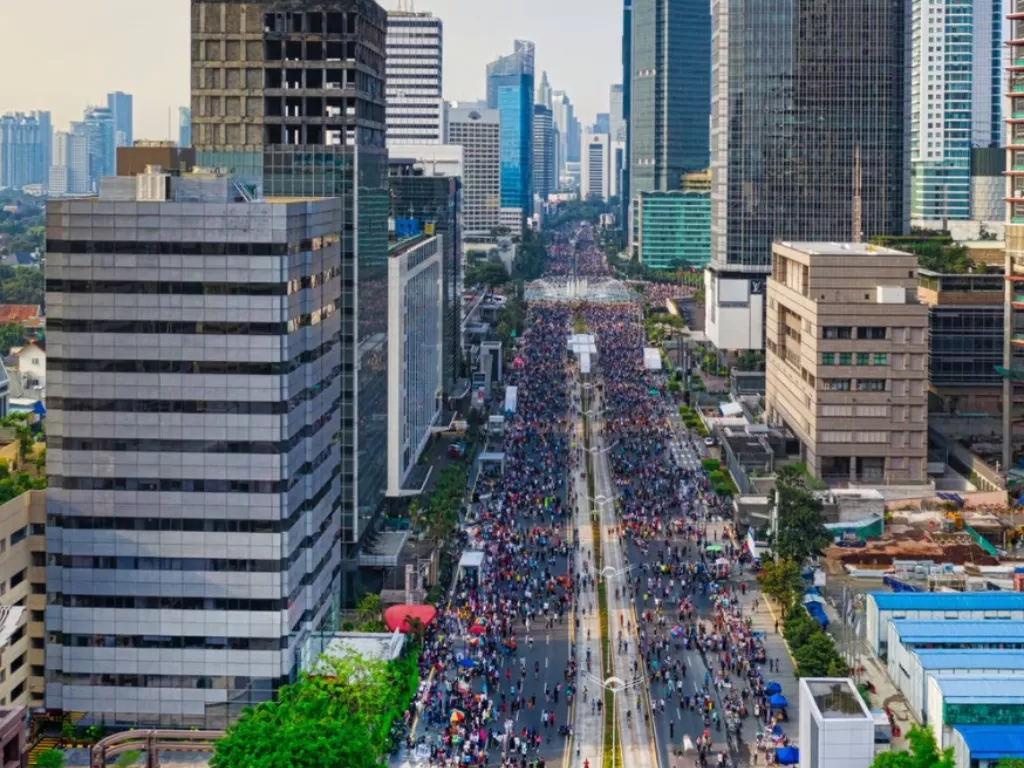 Ilustrasi kepadatan kota Jakarta. (Piexels/Tom Fisk).