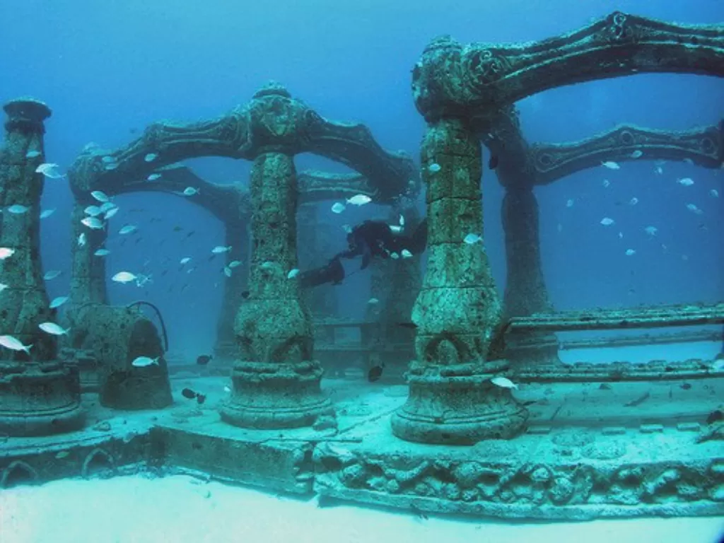Kuburan bawah laut, Neptune Memorial Reef. (Nmreef.com)