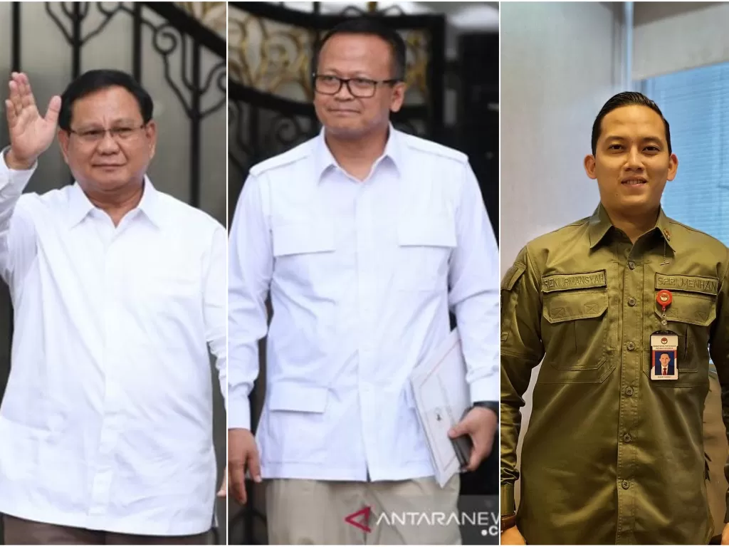  ANTARA FOTO/Wahyu Putro A (kiri), ajudan pribadi Prabowo Rizky irmansyah (kanan/instagram)