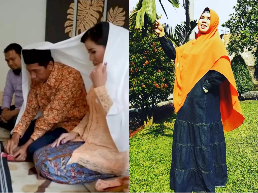 Kiri: Kiwil menikahi seorang pengusaha asal Kalimantan. (YouTube/beepdo). Kanan: Rohimah. (Instagram/@rohimah_alli)