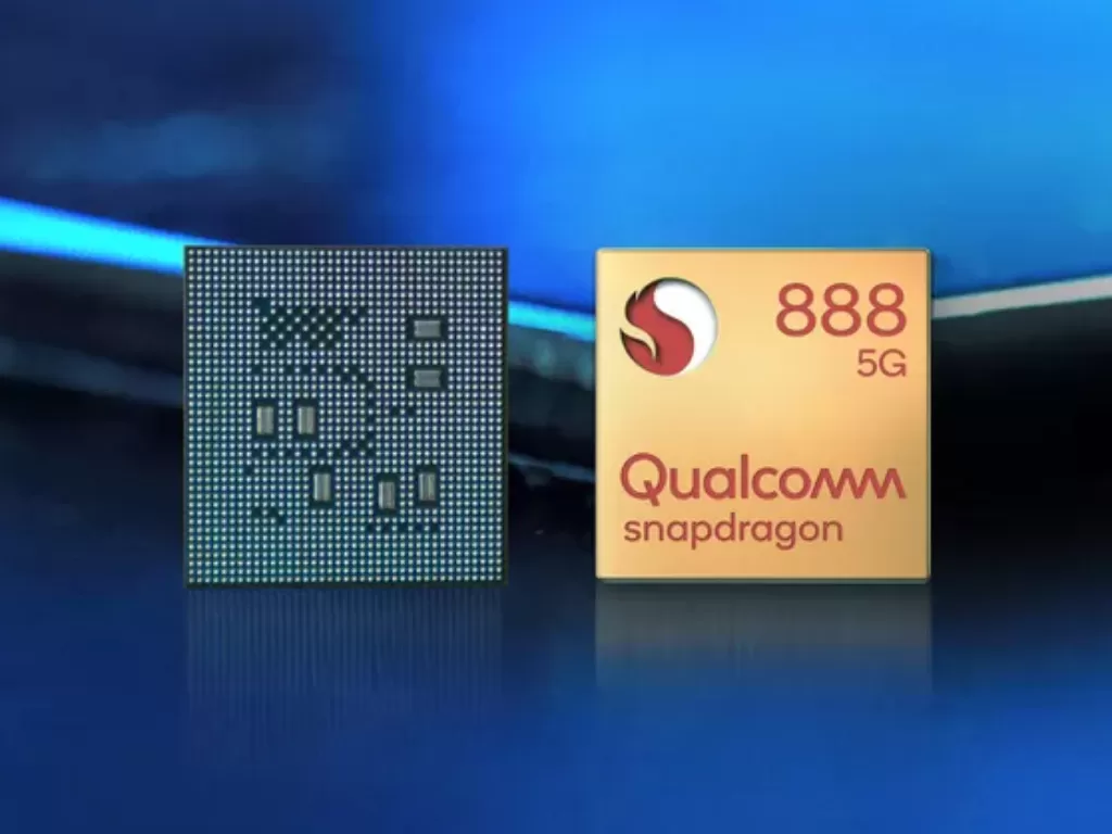 Tampilan chipset flagship Qualcomm Snapdragon 888 5G terbaru (photo/Dok. Qualcomm)