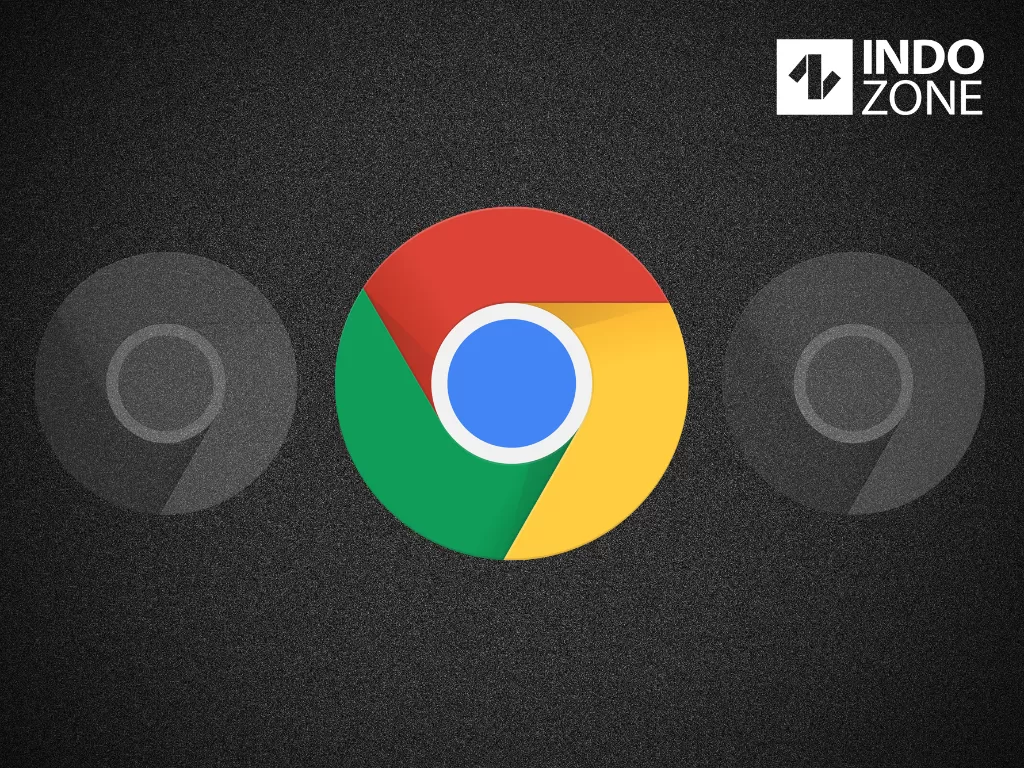 Ilustrasi logo peramban web atau browser Google Chrome (Ilustrasi/INDOZONE/Ferry)
