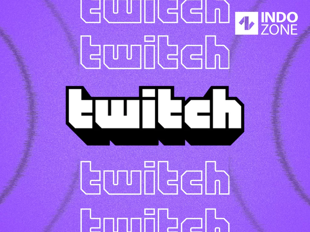 Ilustrasi logo dari layanan streaming Twitch (Ilustrasi/INDOZONE/Ferry)