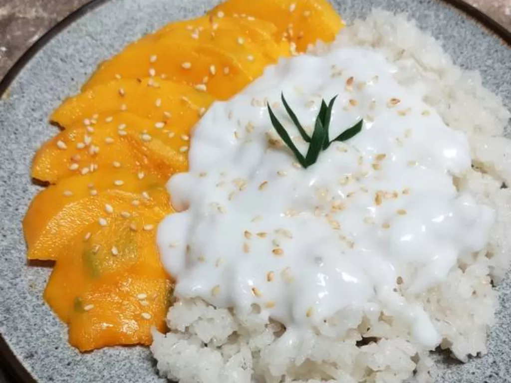 Mango Sticky Rice. (Cookpad/dapurVY)