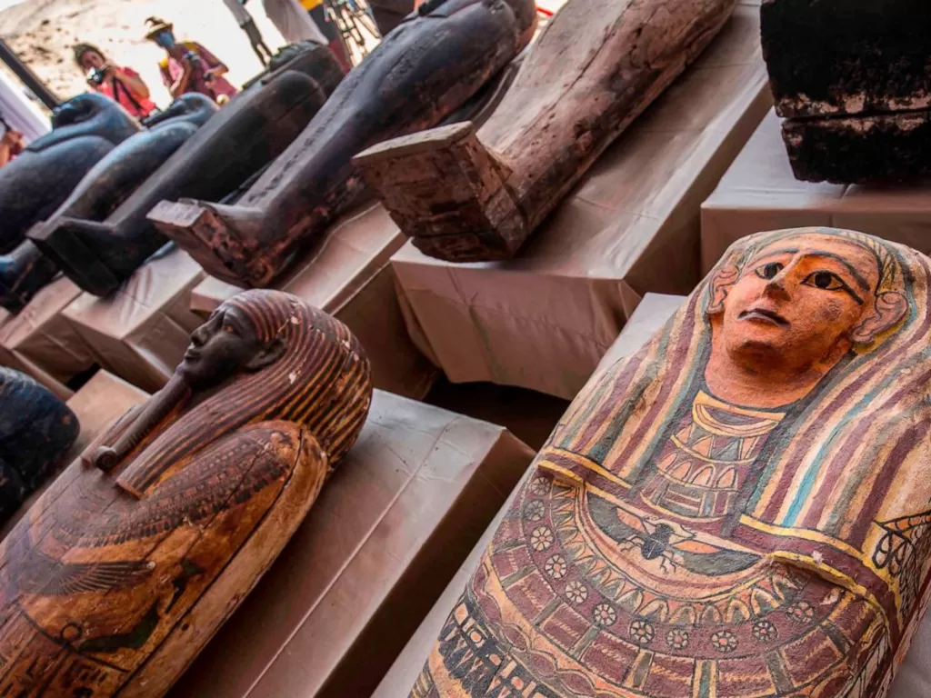 Penemuan peti mati kuno di Mesir. (abcnews.com)
