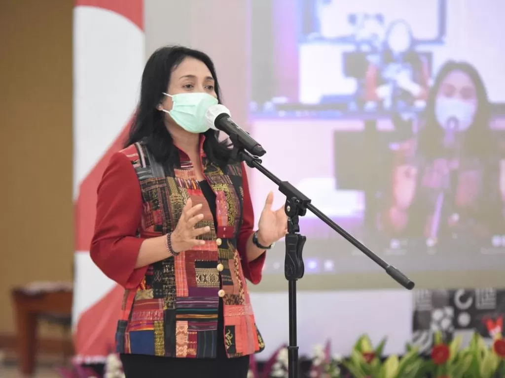 Menteri Pemberdayaan Perempuan dan Perlindungan Anak Indonesia (PPPA) I Gusti Ayu Bintang Darmawati. (Photo/Instagram/@kemenpppa)