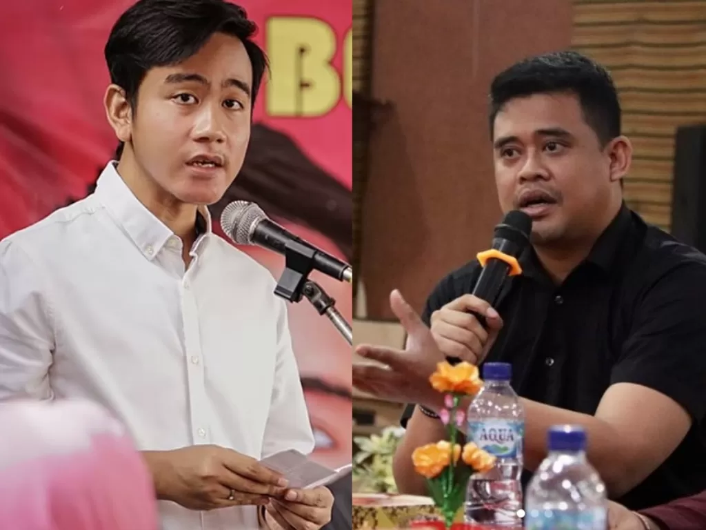 Gibran Rakabuming (kiri). Bobby Nasution (kanan). (Instagram/gibran_rakabuming/bobbynst)