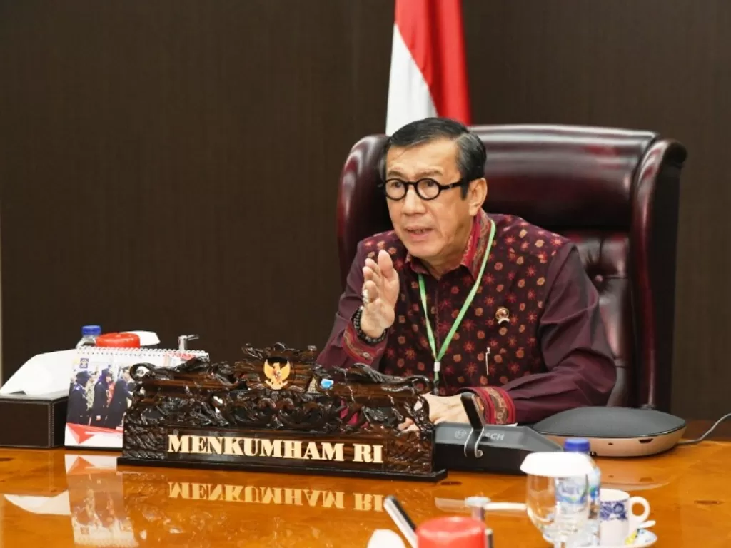 Menteri Hukum dan HAM Yasonna Laoly. (Photo/Dok. Kementerian Hukum dan HAM)