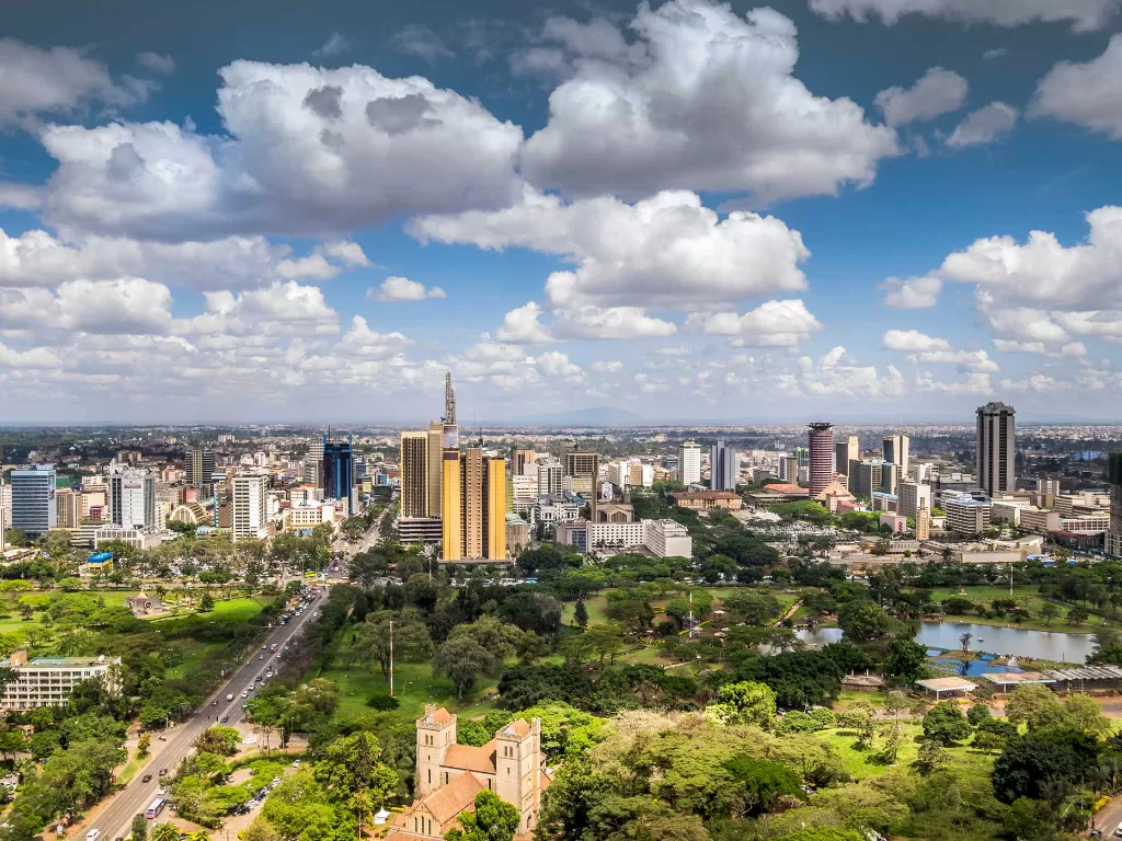 Potret kota Nairobi di Kenya, Afrika. (micato.com)