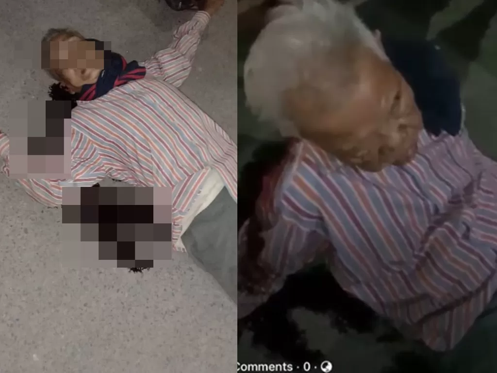 Kakek 70 tahun tewas diduga jadi korban begal di Deliserdang. (Facebook)