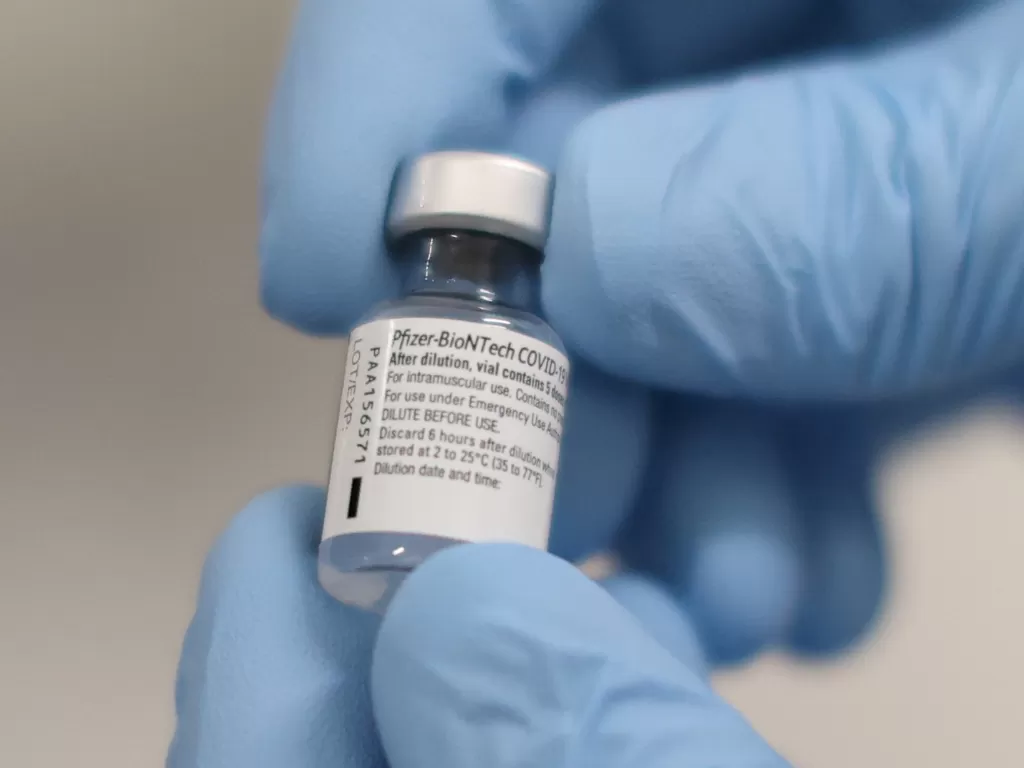 Vaksin Pfizer/Biontech (Liam McBurney/REUTERS)