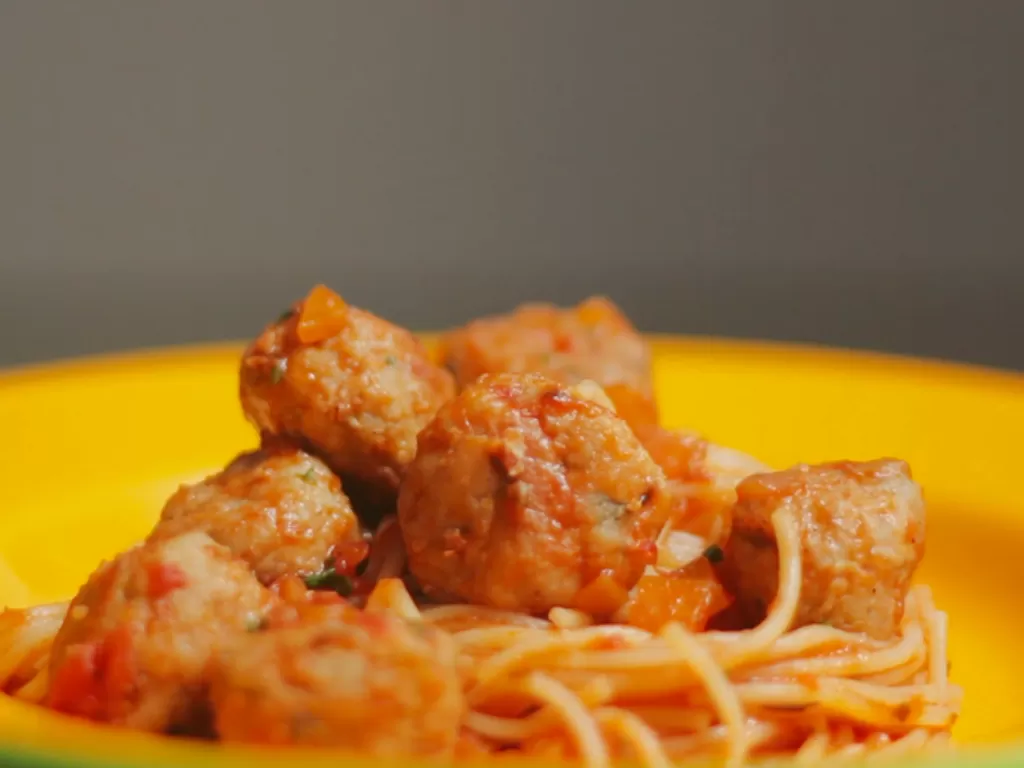 Spaghetti bakso Italia. (Cookpad/pufflova)
