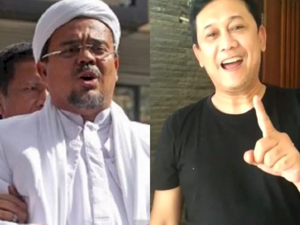 Rizieq Shihab (Antara foto) dan Denny Siregar (Instagram)