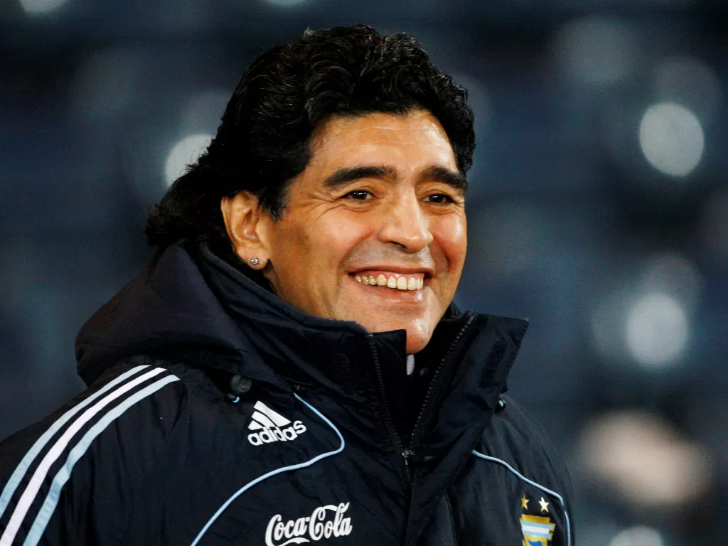 Mendiang Diego Maradona. (REUTERS/David Moir).