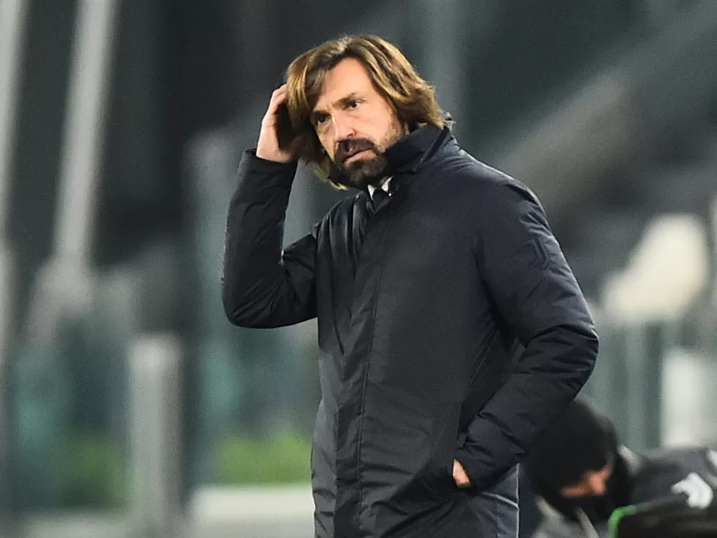 Andrea Pirlo, pelatih Juventus. (REUTERS/MASSIMO PINCA)
