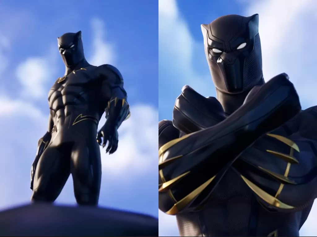 Skin Fornite Black Panther. (photo/Youtube/Fortnite)