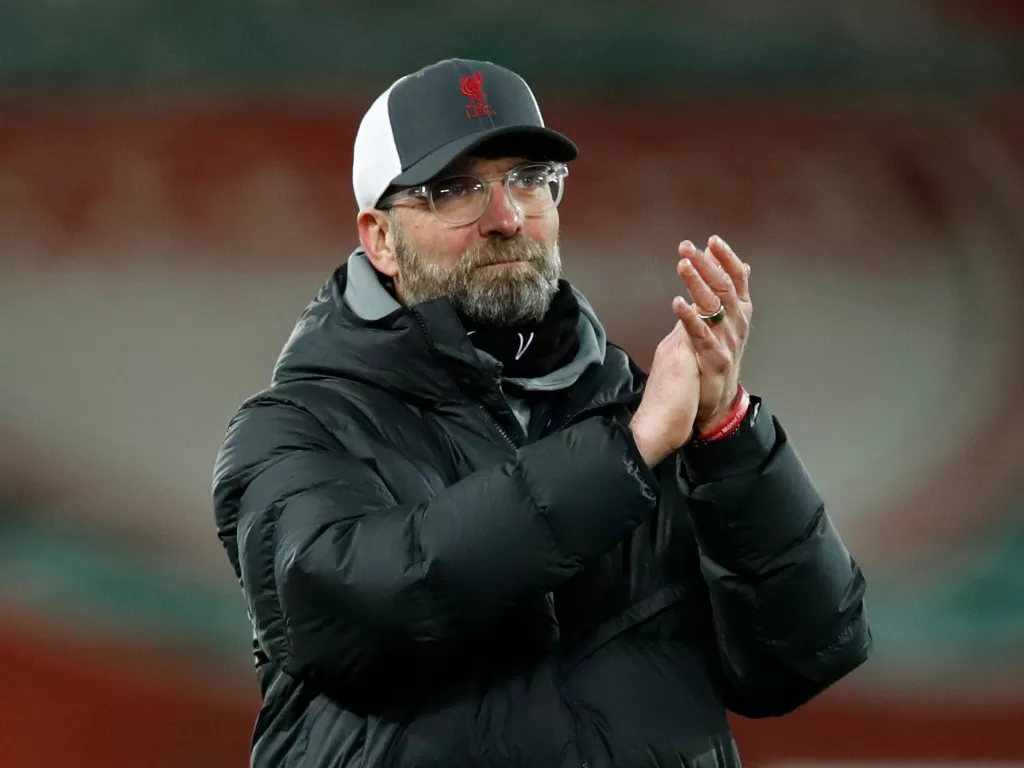 Jurgen Klopp, manajer Liverpool. (REUTERS/CLIVE BRUNSKILL)