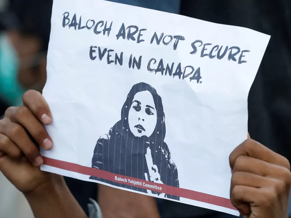 Karima Baloch, aktivis HAM asal Pakistan yang berlindung di Kanada ditemukan tewas diracun. (REUTERS/Akhtar Soomro)
