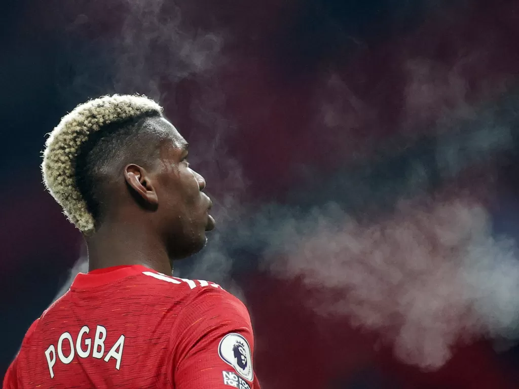 Paul Pogba, gelandang Manchester United. (REUTERS/CARL RECINE)