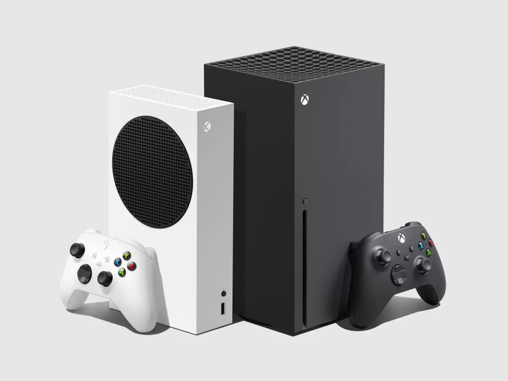Tampilan console next-gen Microsoft, Xbox Series X dan Series S (photo/Dok. Microsoft)