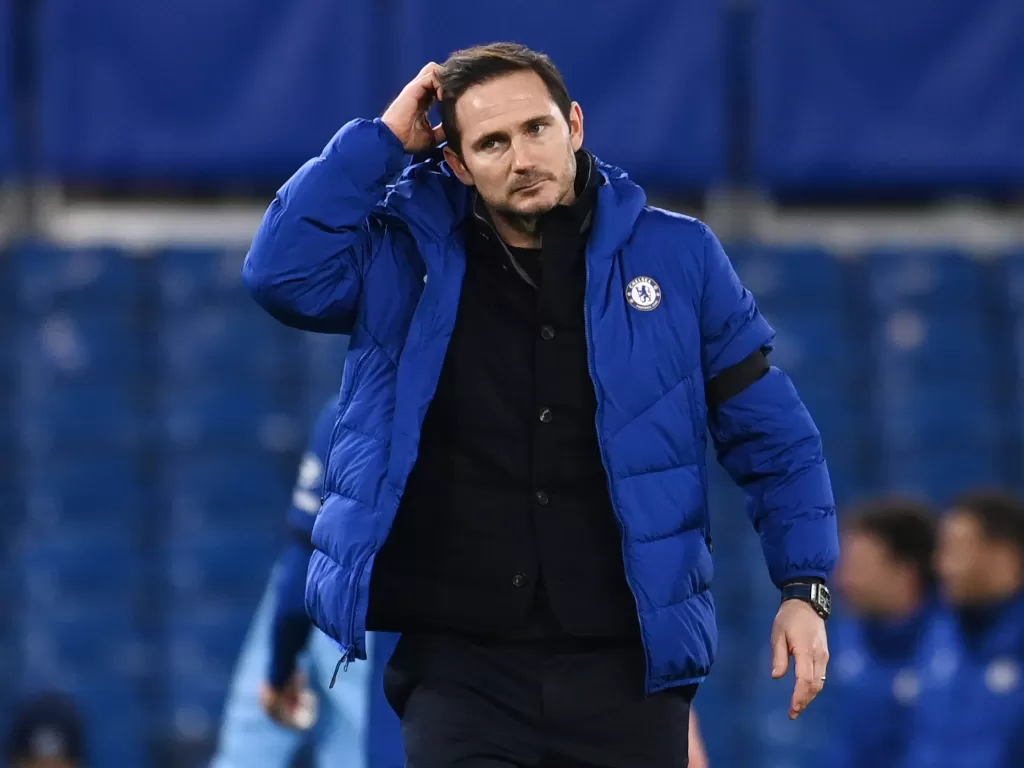 Frank Lampard, manajer Chelsea. (REUTERS/ANDY RAIN)