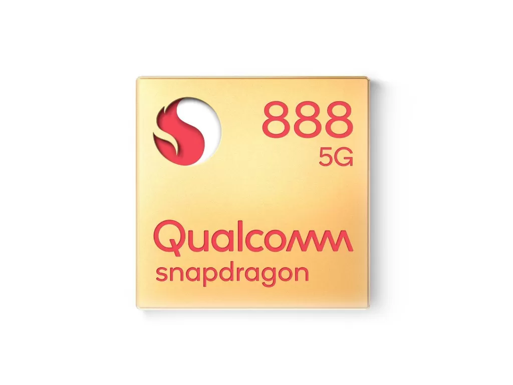 Tampilan chipset flagship Snapdragon 888 buatan Qualcomm (photo/Dok. Qualcomm)